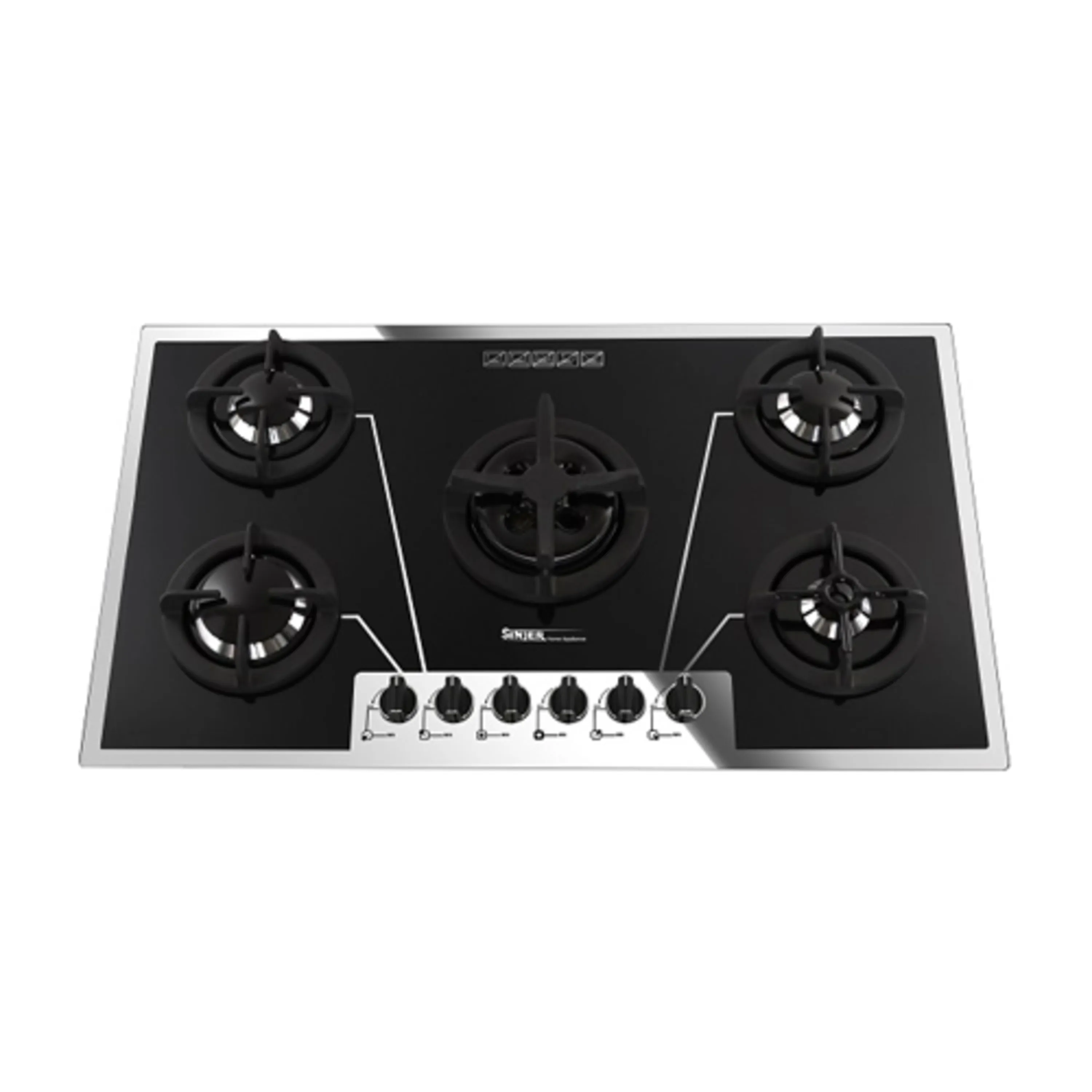 اجاق گاز صفحه ای 5 شعله کلاسیک سینجر مدل SDG520D اجاق گاز صفحه ای 5 شعله کلاسیک سینجر مدل SDG520D